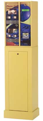 Phone card dispenser machine - 4 column