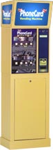 Standalone Phone card dispenser machine - 8 column